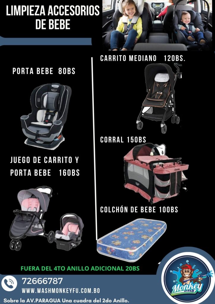 limpieza de artículos de bebe