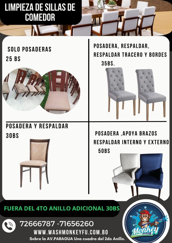 Limpieza de Sillas